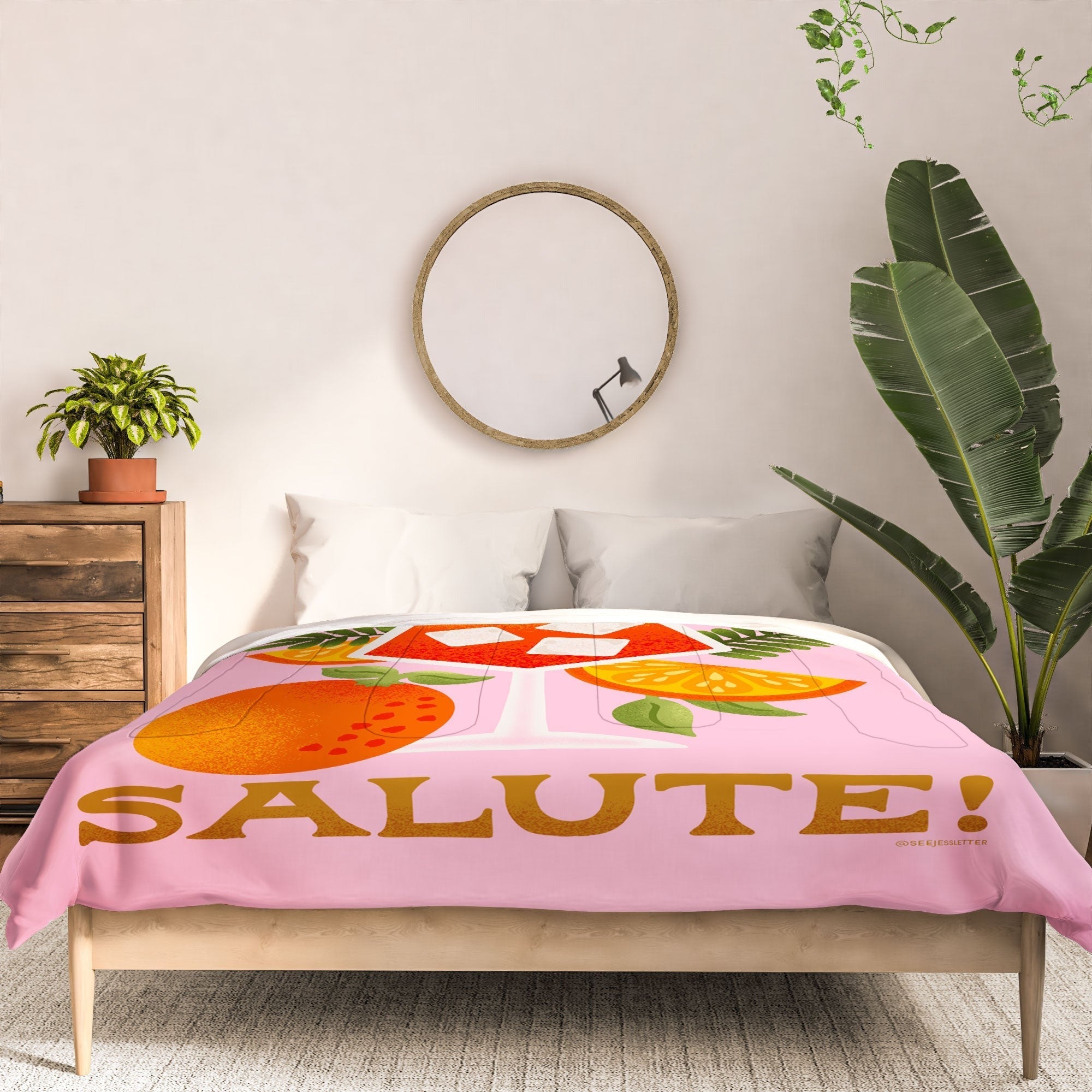 Jessica Molina Orange Spritz Comforter