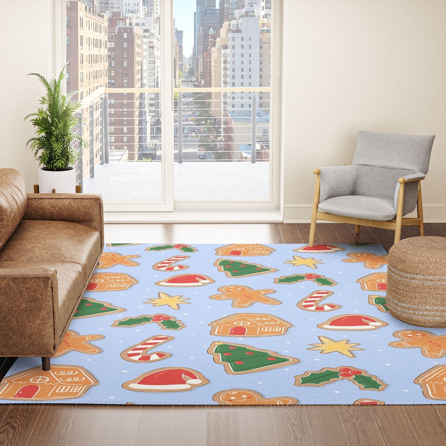 Love_Ryming Christmas Cookies Area Rug
