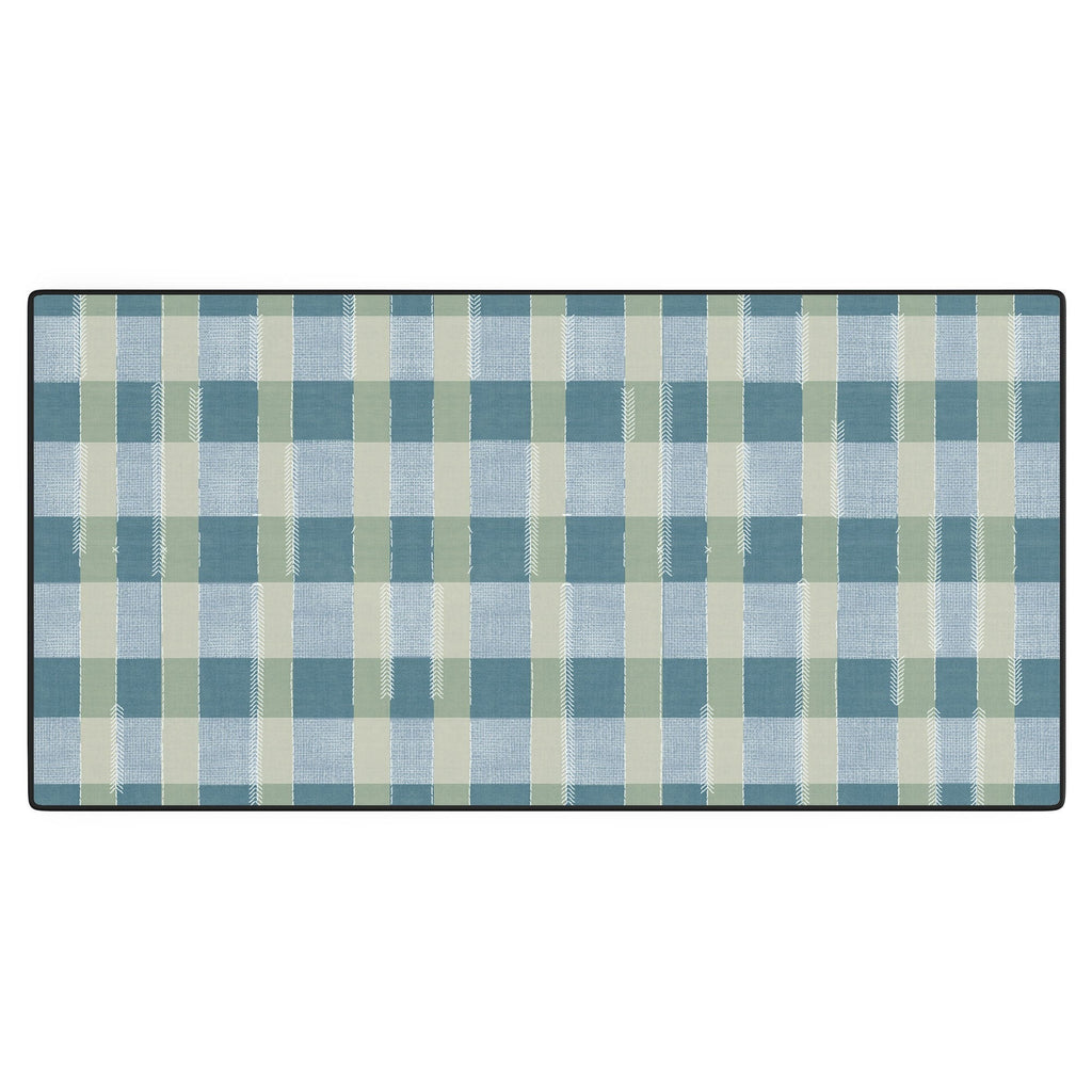 Marta Barragan Camarasa Country Style Checks Desk Mat