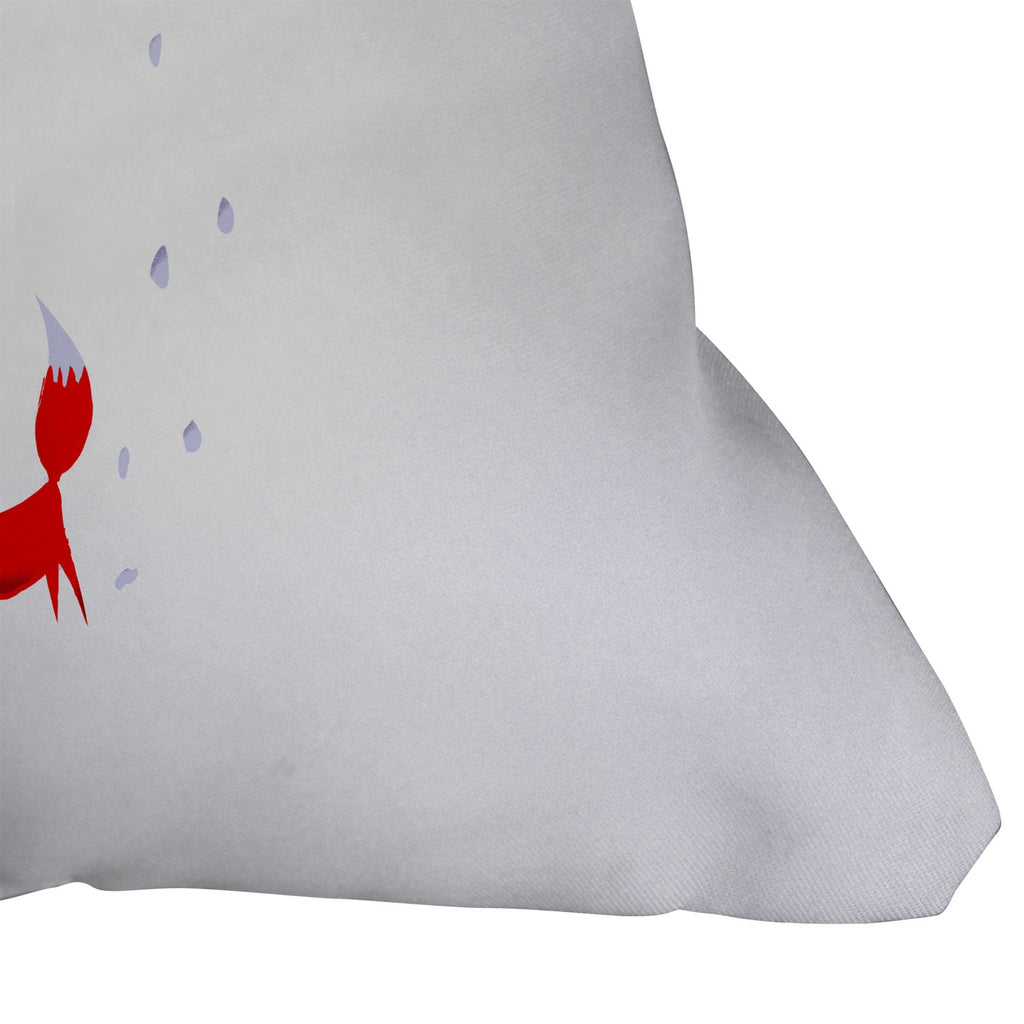 Robert Farkas Alone In The Forest Outdoor Throw Pillow