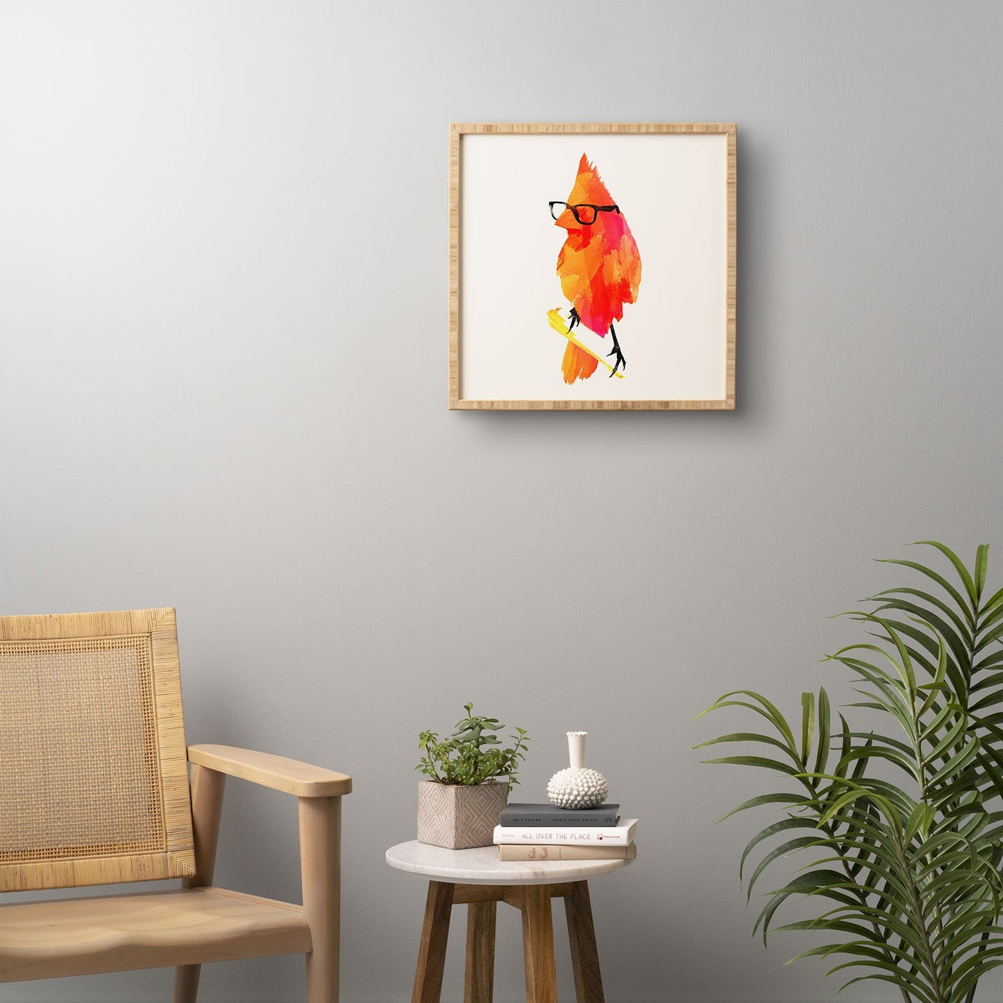 Robert Farkas Punk Bird Framed Wall Art