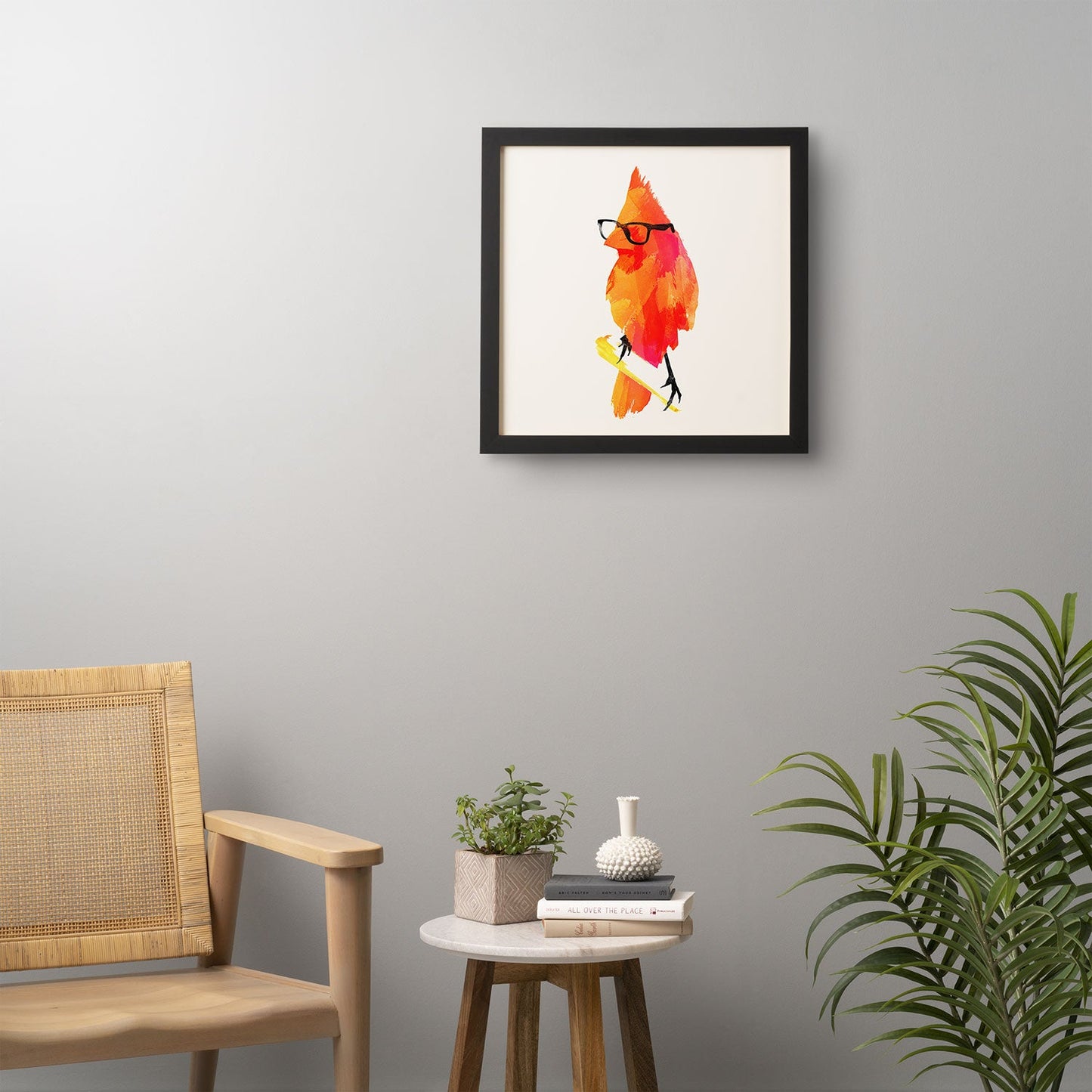Robert Farkas Punk Bird Framed Wall Art