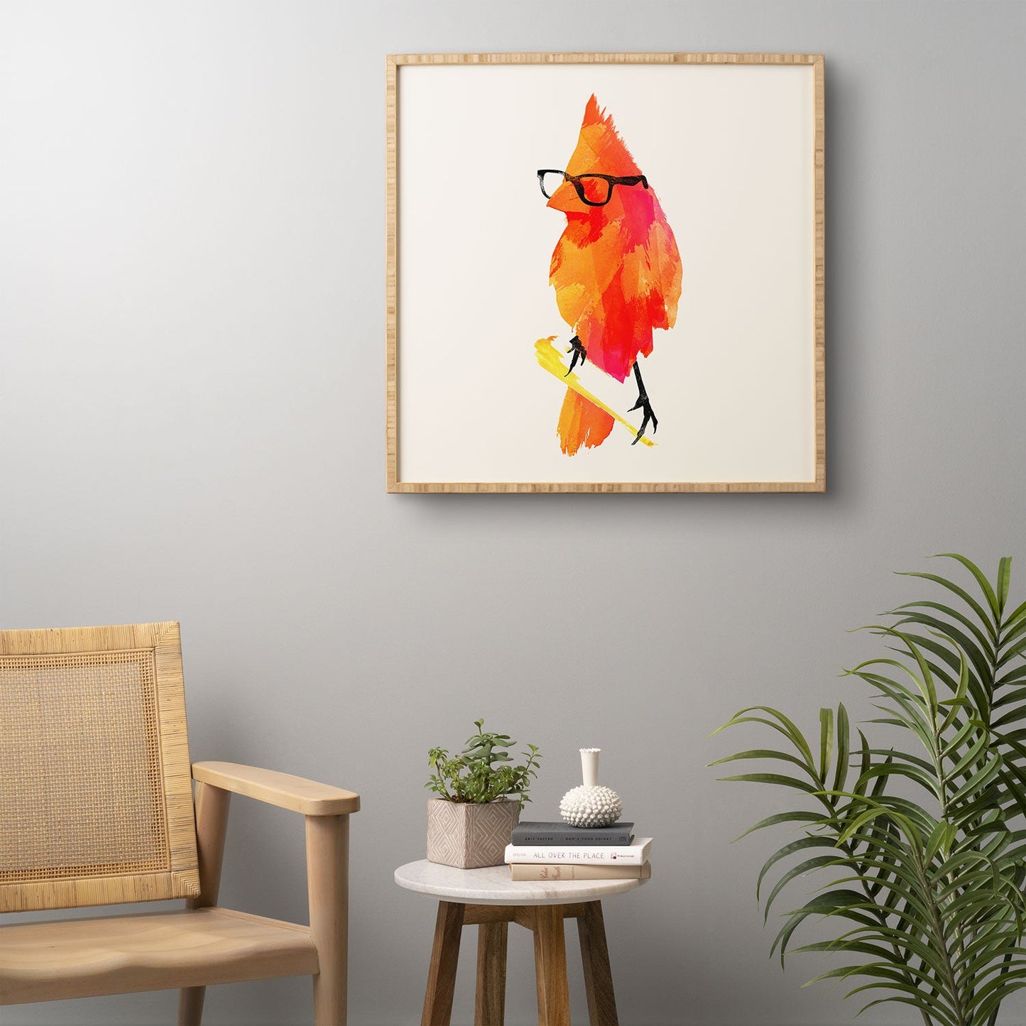 Robert Farkas Punk Bird Framed Wall Art