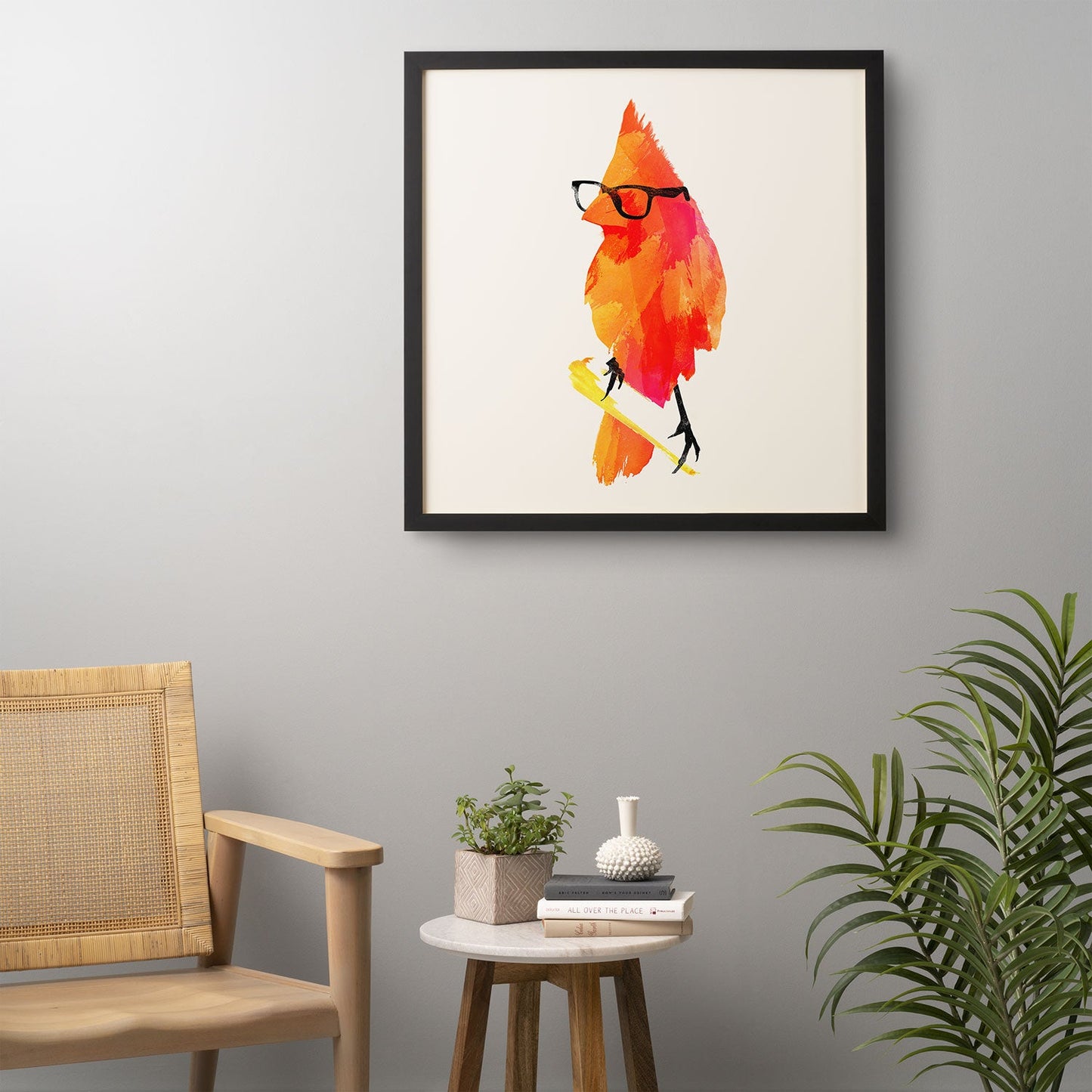 Robert Farkas Punk Bird Framed Wall Art