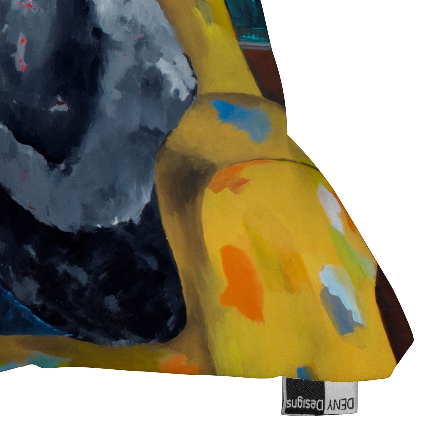 Robin Faye Gates At The End Of The Fork Throw Pillow