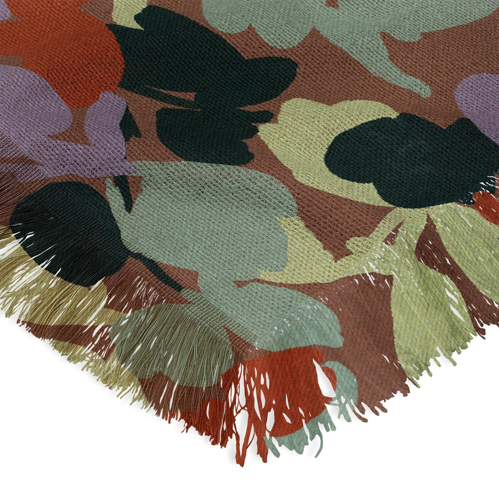 Marta Barragan Camarasa Retro Bloom Medley Throw Blanket