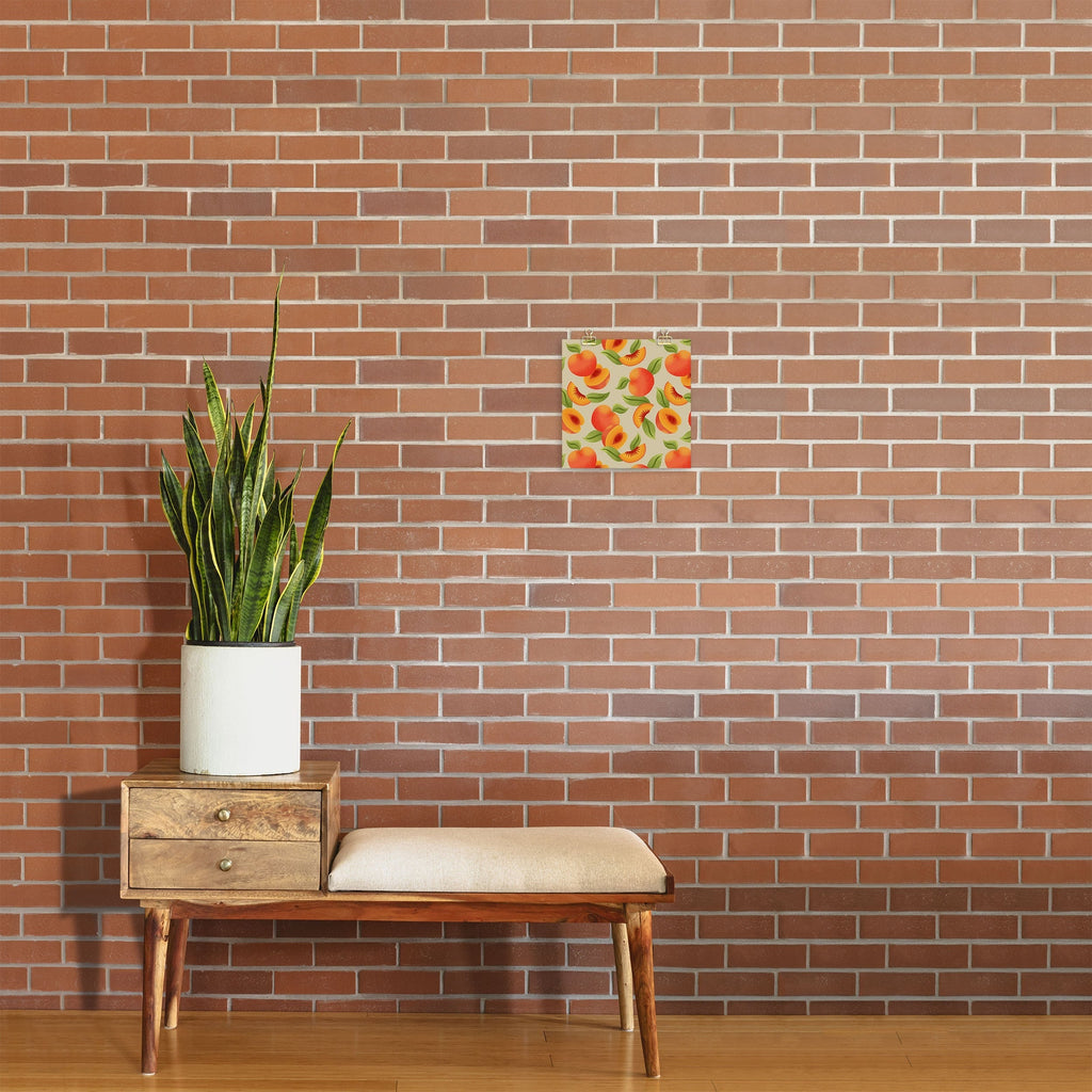 Jessica Molina Peach Pattern Art Print