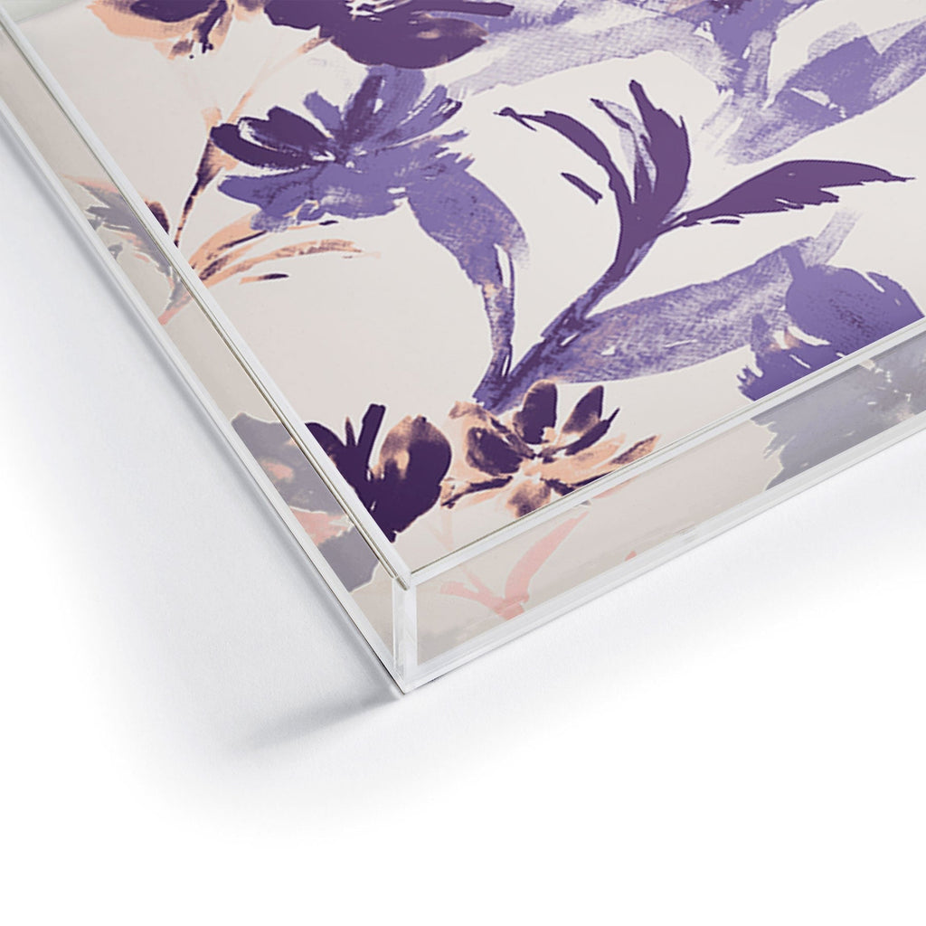 Gabriela Fuente Emma Classic Floral Acrylic Tray