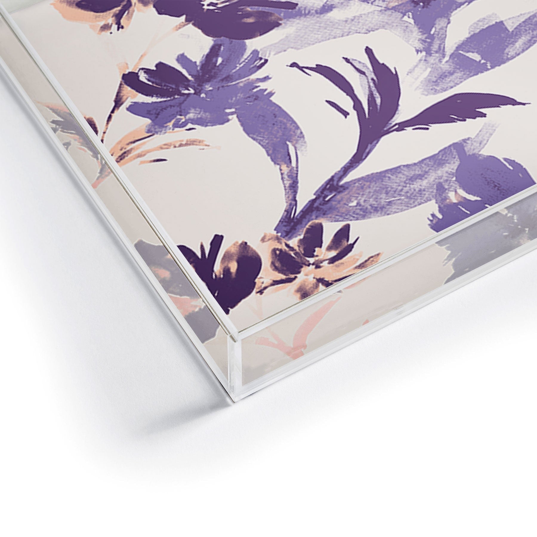 Gabriela Fuente Emma Classic Floral Acrylic Tray