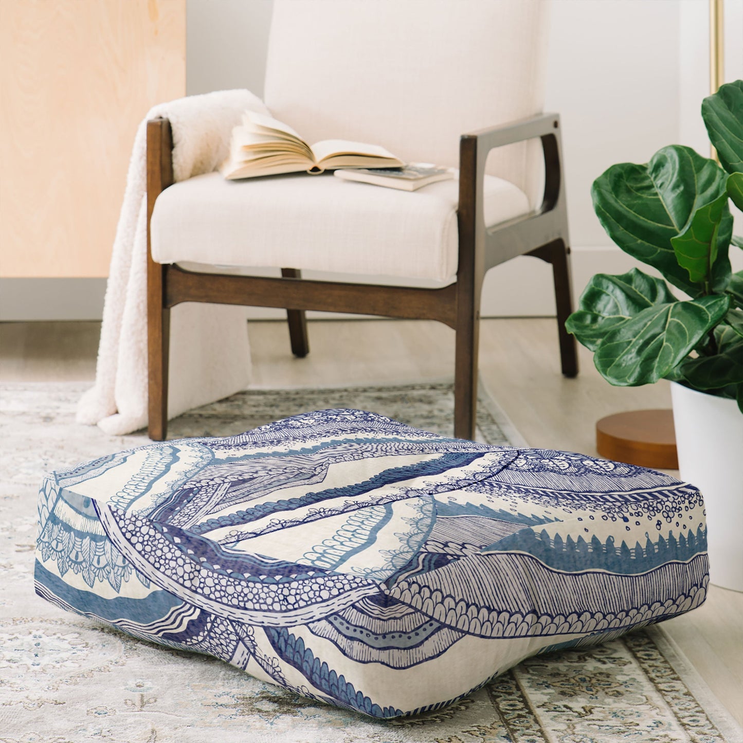 RosebudStudio Become Floor Pillow Square