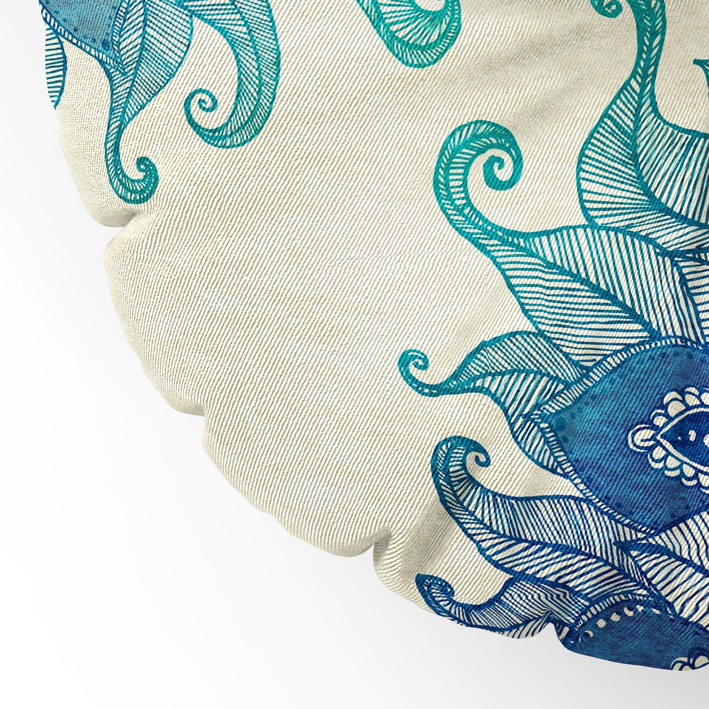 RosebudStudio Clarity Floor Pillow Round