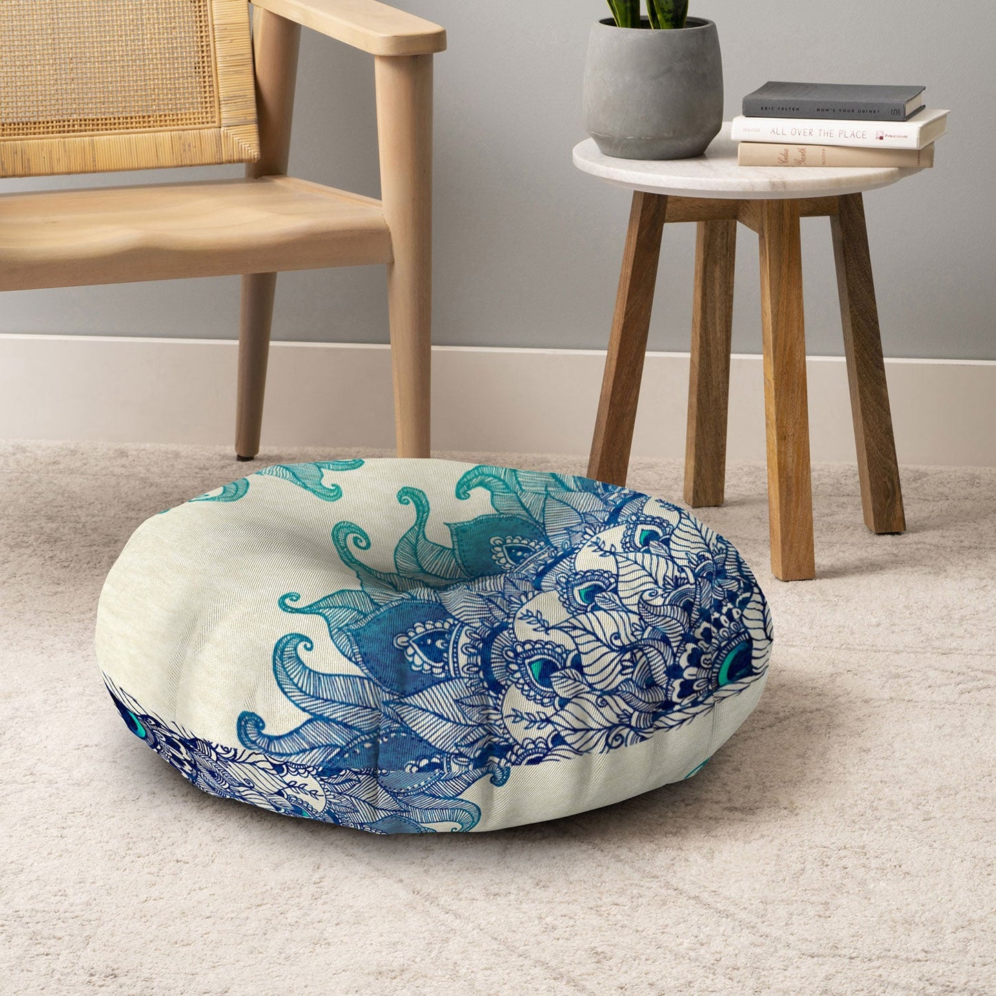 RosebudStudio Clarity Floor Pillow Round
