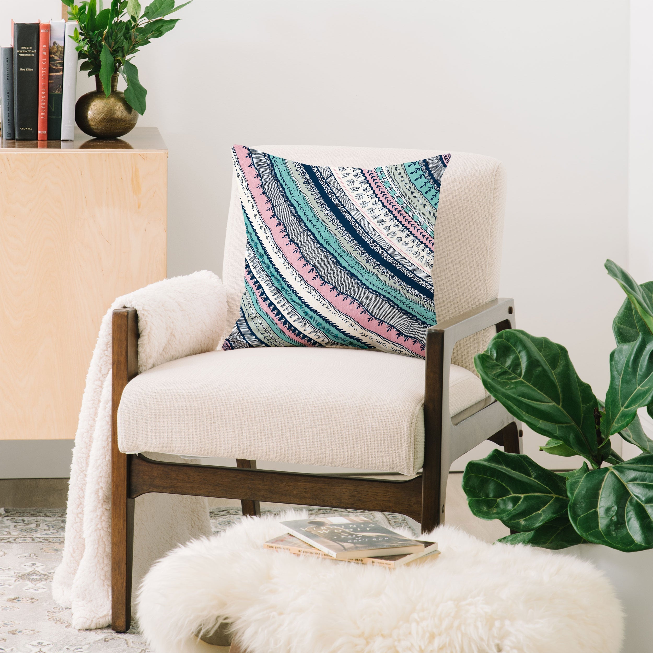 RosebudStudio Live Free Throw Pillow