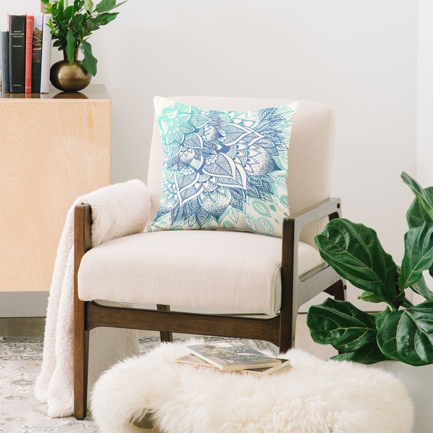 RosebudStudio Lovely Soul Throw Pillow