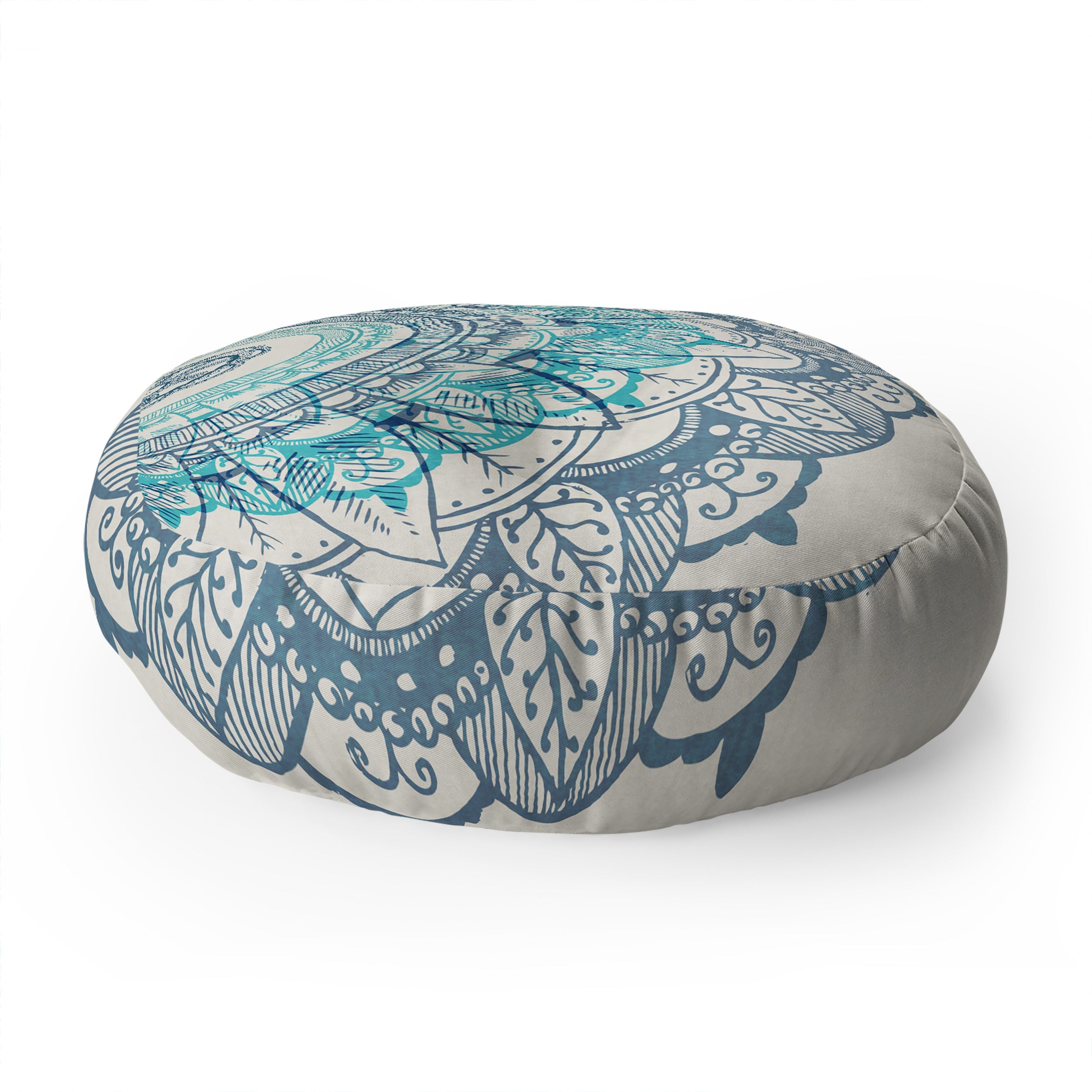 RosebudStudio Mandala Floor Pillow Round