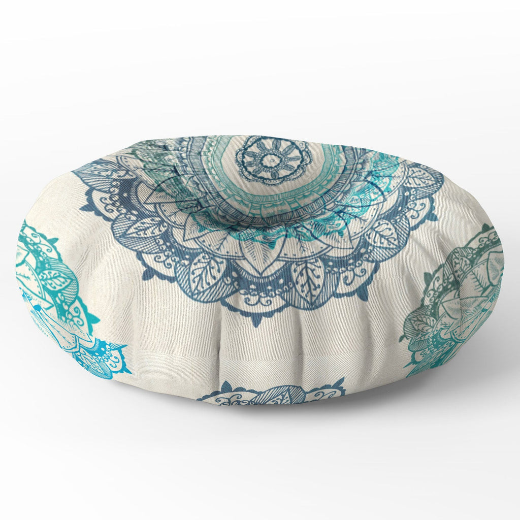 RosebudStudio Mandala Floor Pillow Round