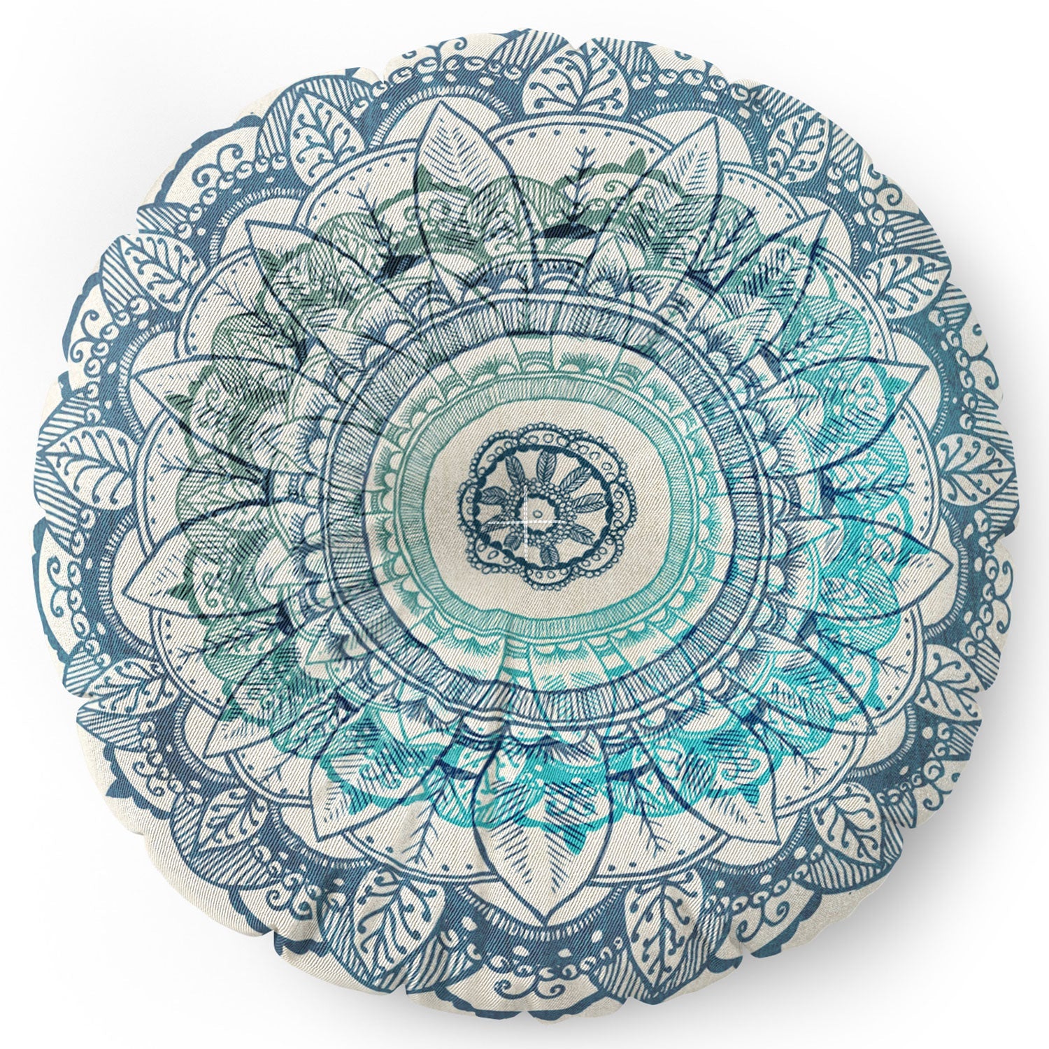 RosebudStudio Mandala Floor Pillow Round