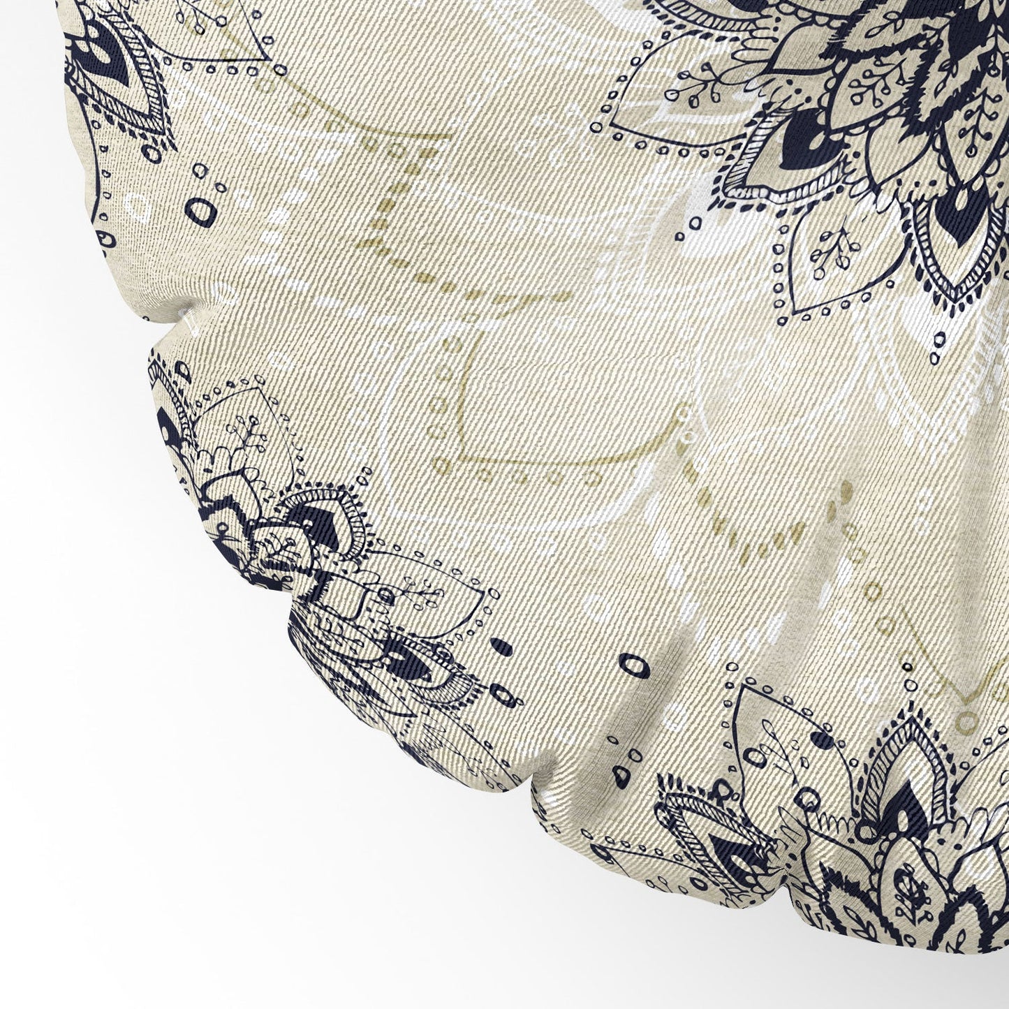 RosebudStudio Trust Me Floor Pillow Round