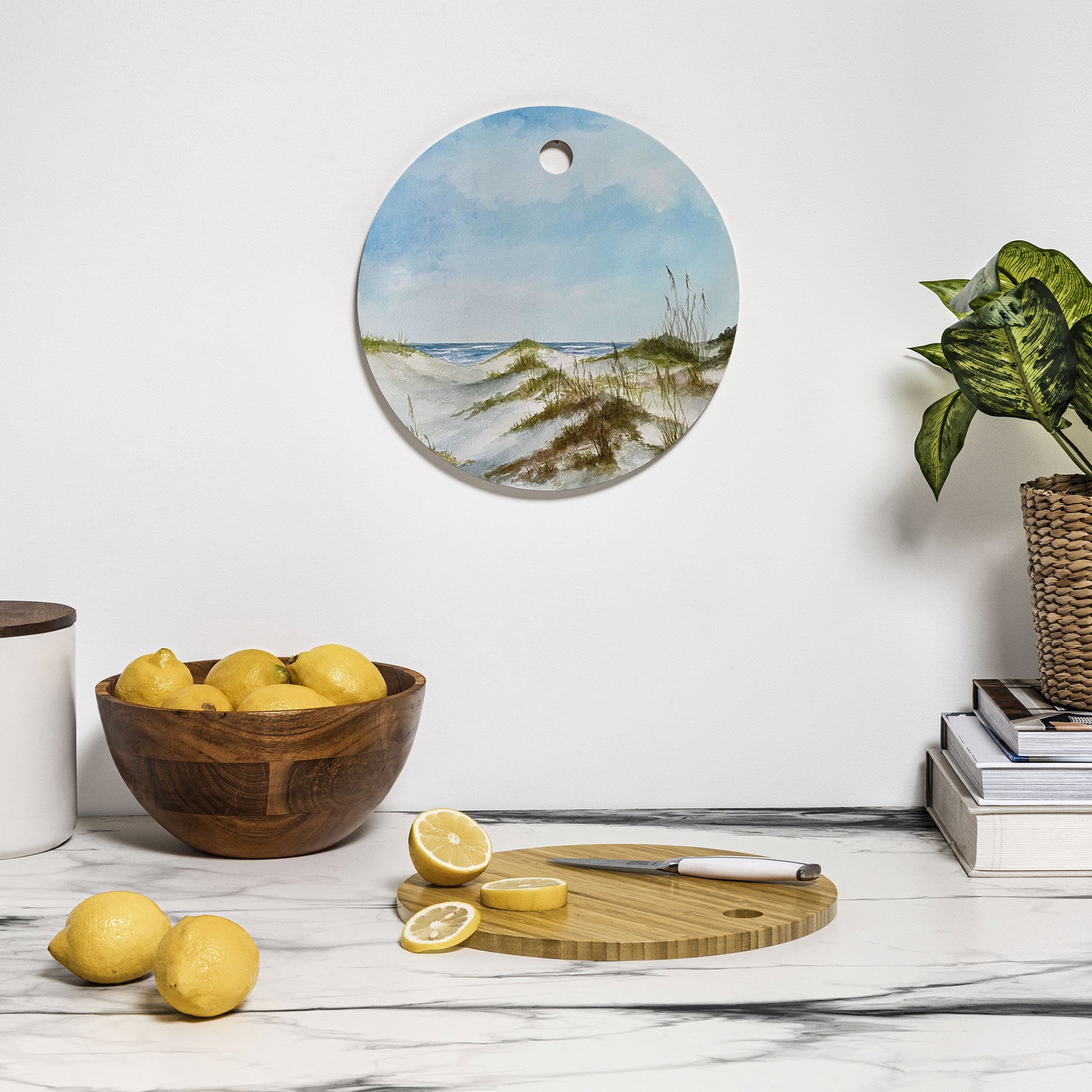 Rosie Brown Beyond the Dunes Cutting Board Round