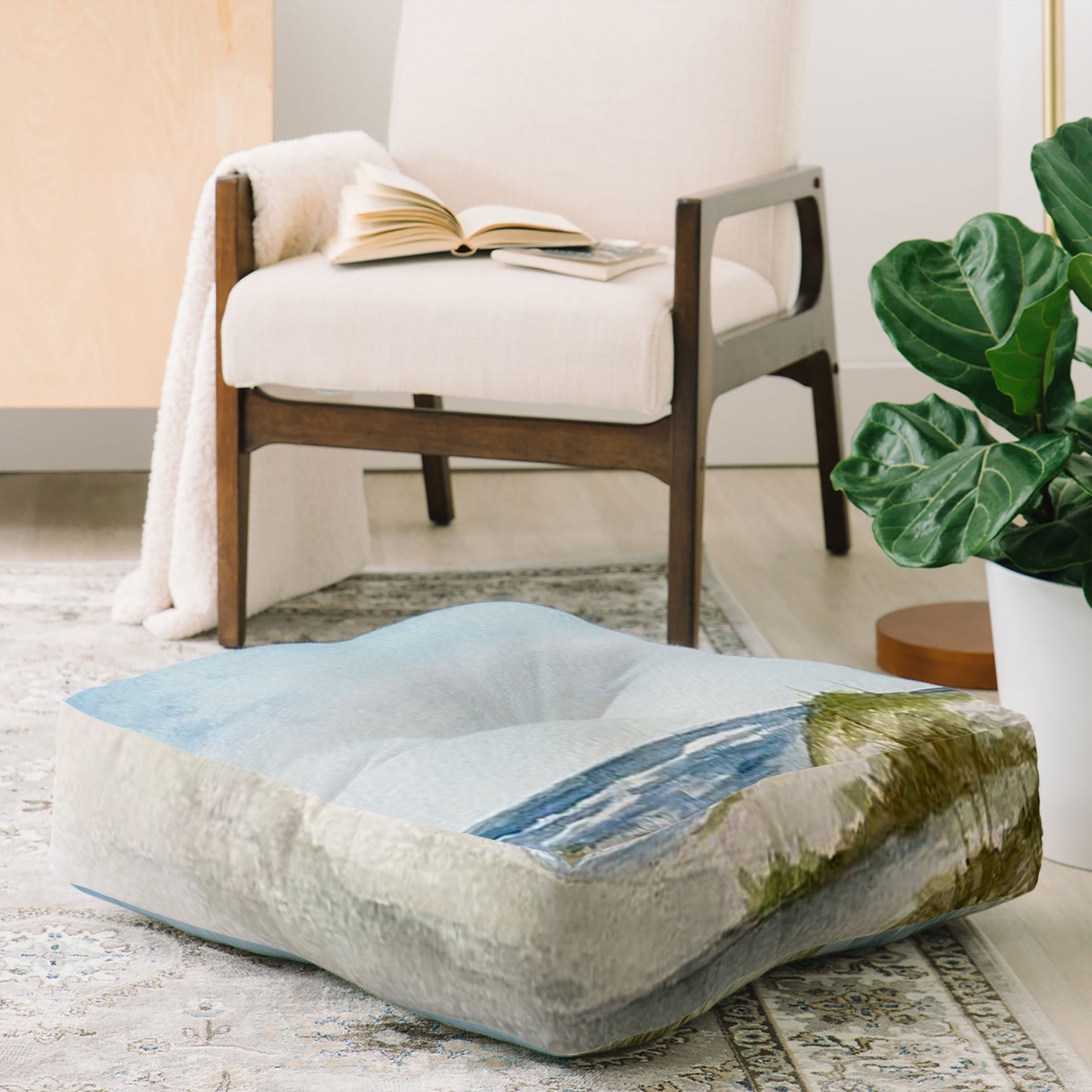 Rosie Brown Beyond the Dunes Floor Pillow Square