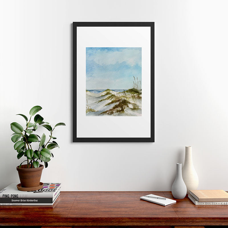 Rosie Brown Beyond the Dunes Framed Art Print