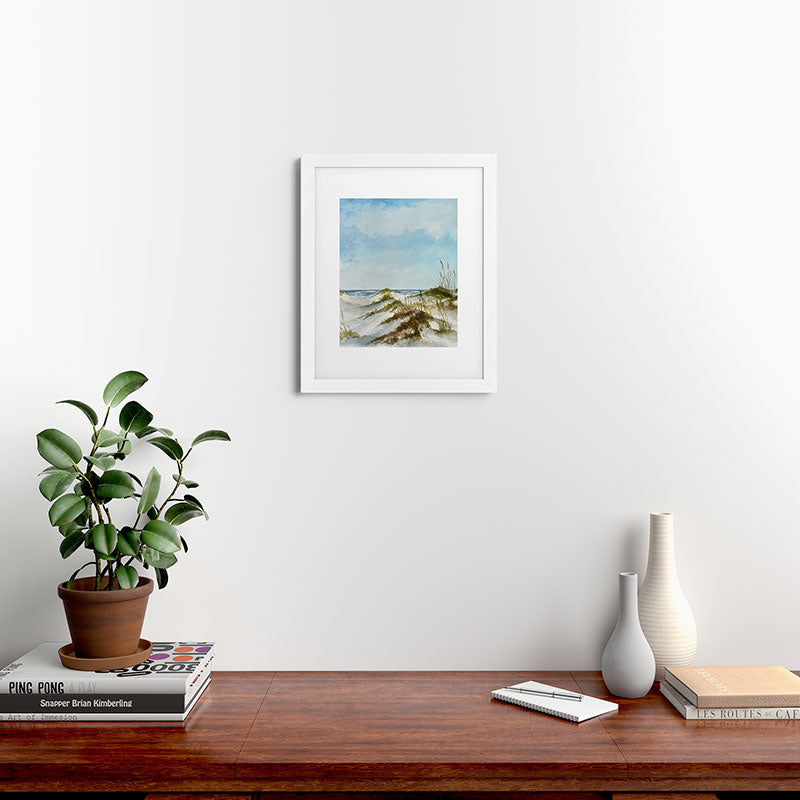 Rosie Brown Beyond the Dunes Framed Art Print