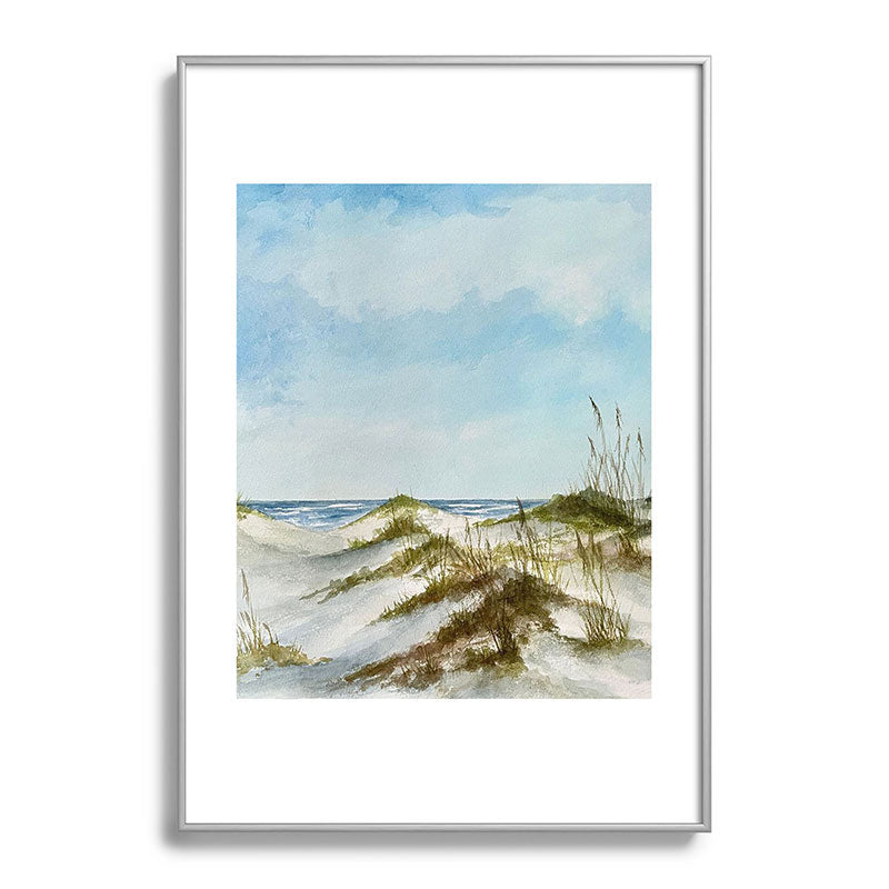 Rosie Brown Beyond the Dunes Metal Framed Art Print