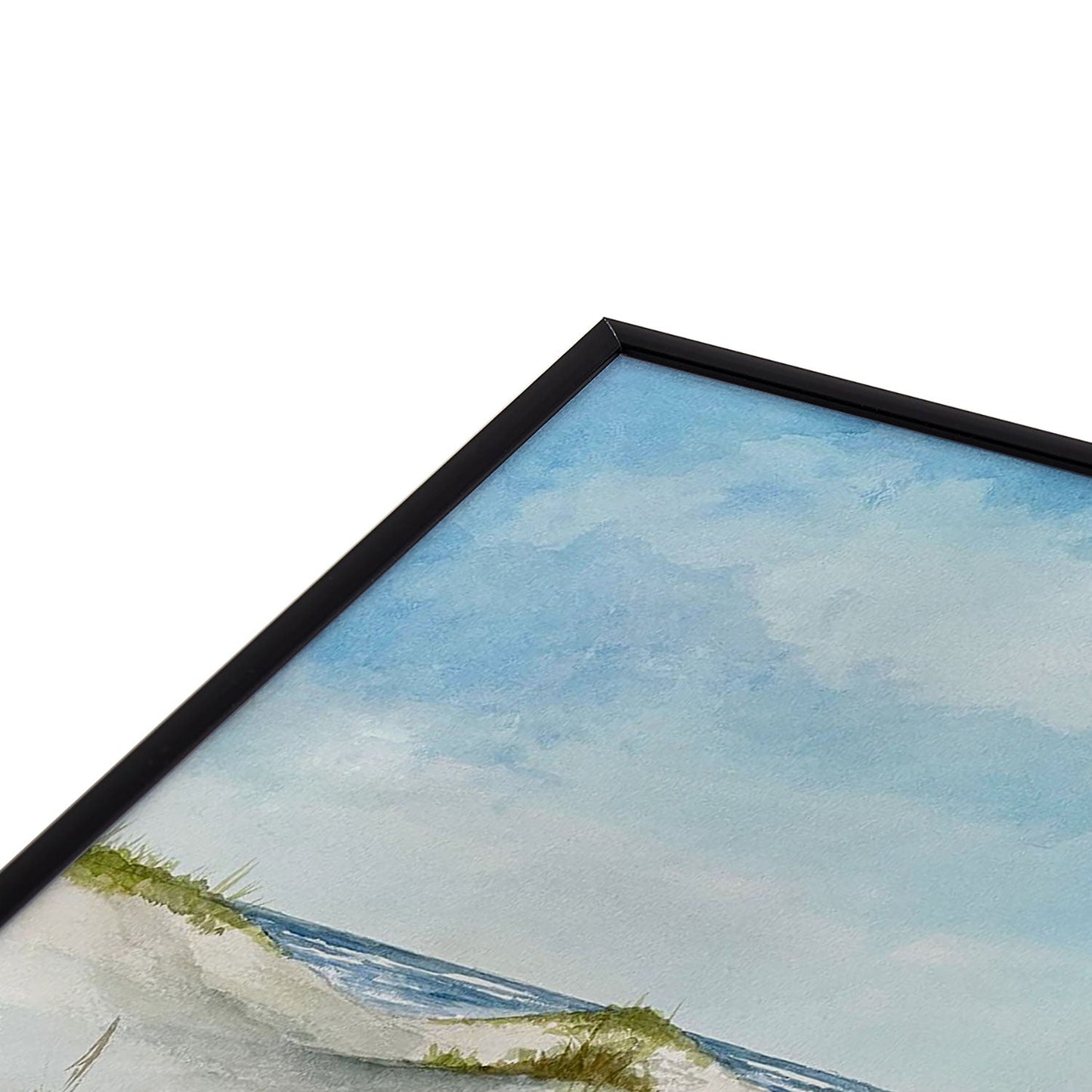 Rosie Brown Beyond the Dunes Square Metal Framed Art Print