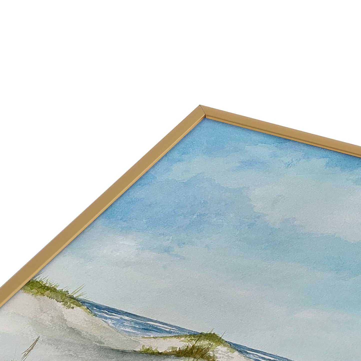 Rosie Brown Beyond the Dunes Square Metal Framed Art Print