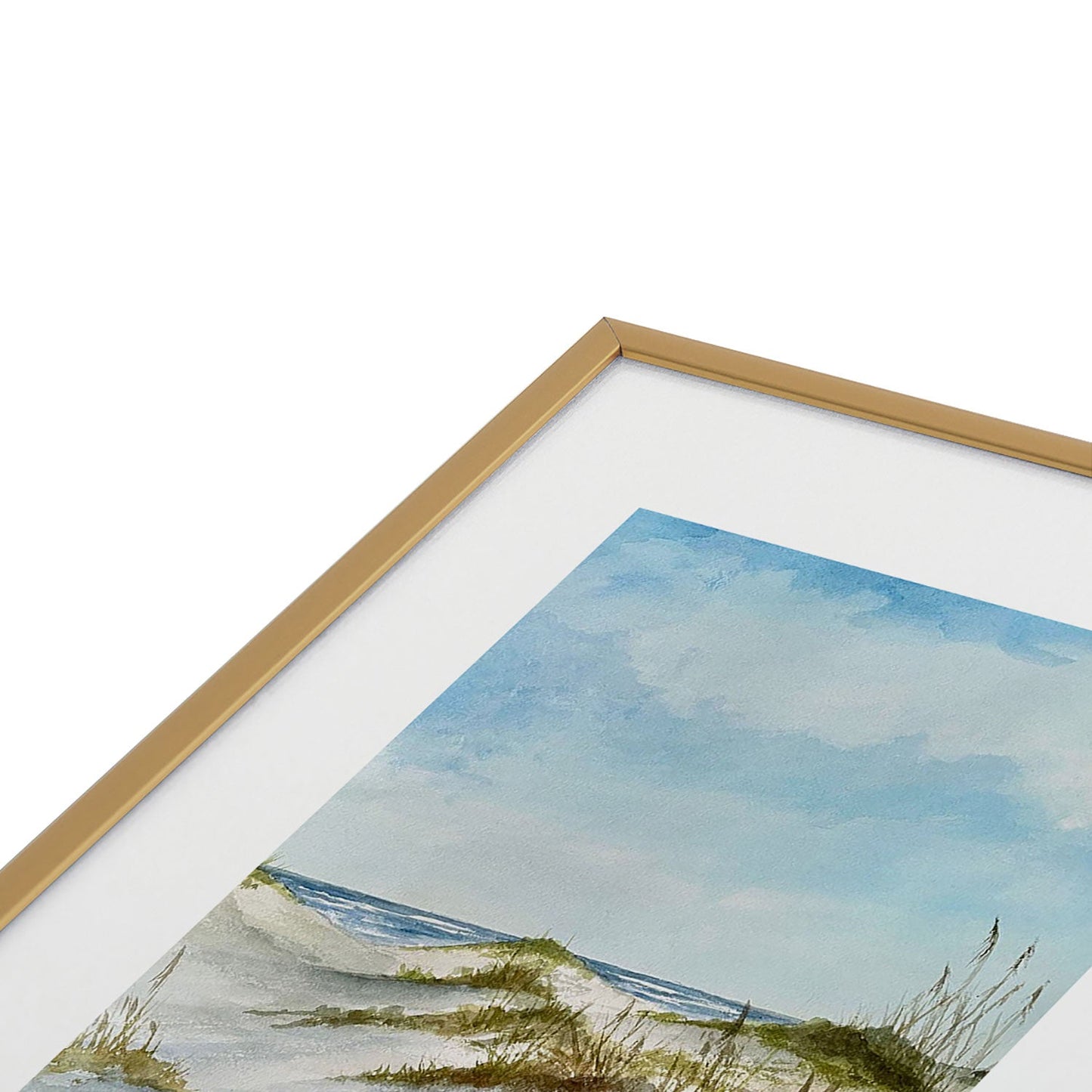 Rosie Brown Beyond the Dunes Metal Framed Art Print