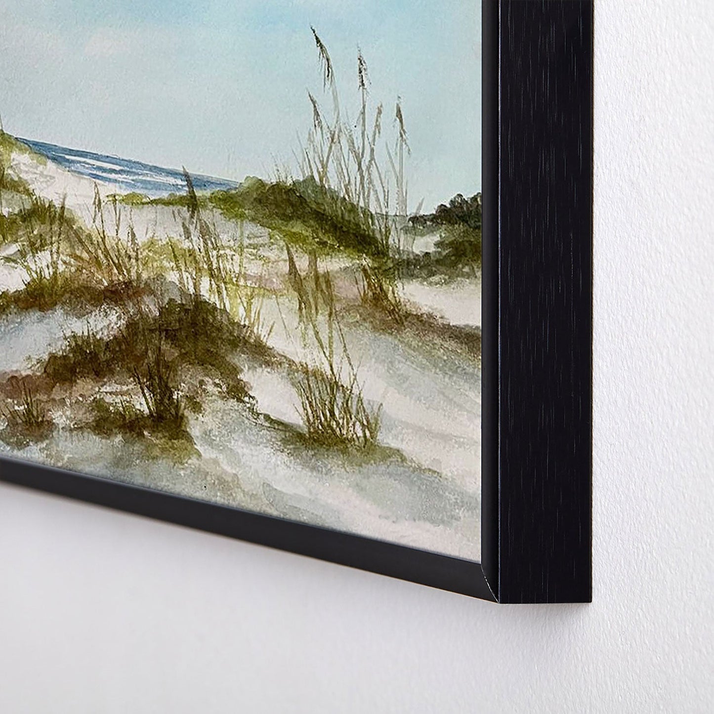 Rosie Brown Beyond the Dunes Square Metal Framed Art Print