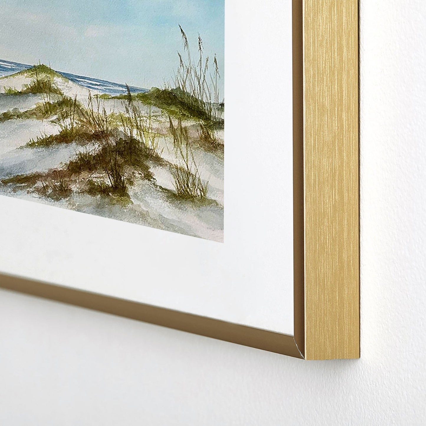 Rosie Brown Beyond the Dunes Metal Framed Art Print