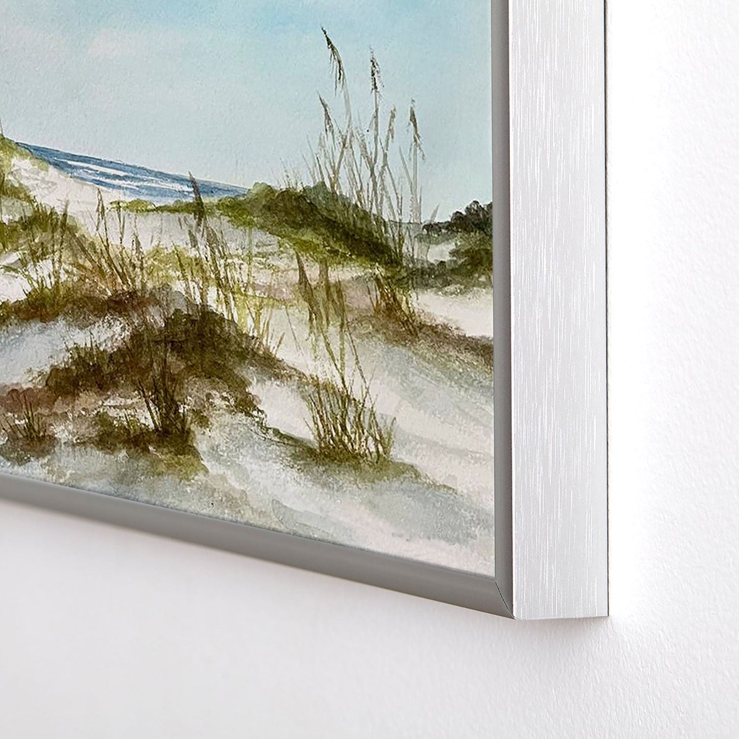 Rosie Brown Beyond the Dunes Square Metal Framed Art Print