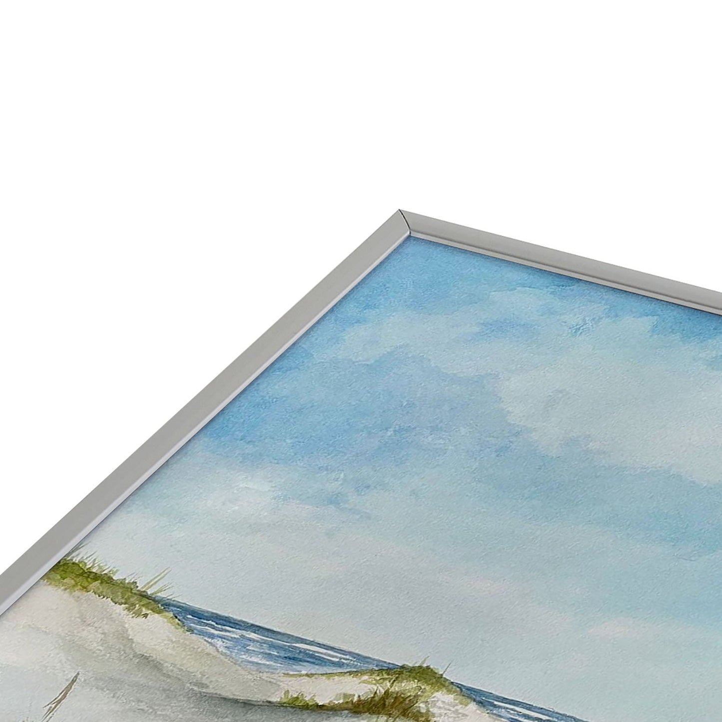 Rosie Brown Beyond the Dunes Square Metal Framed Art Print