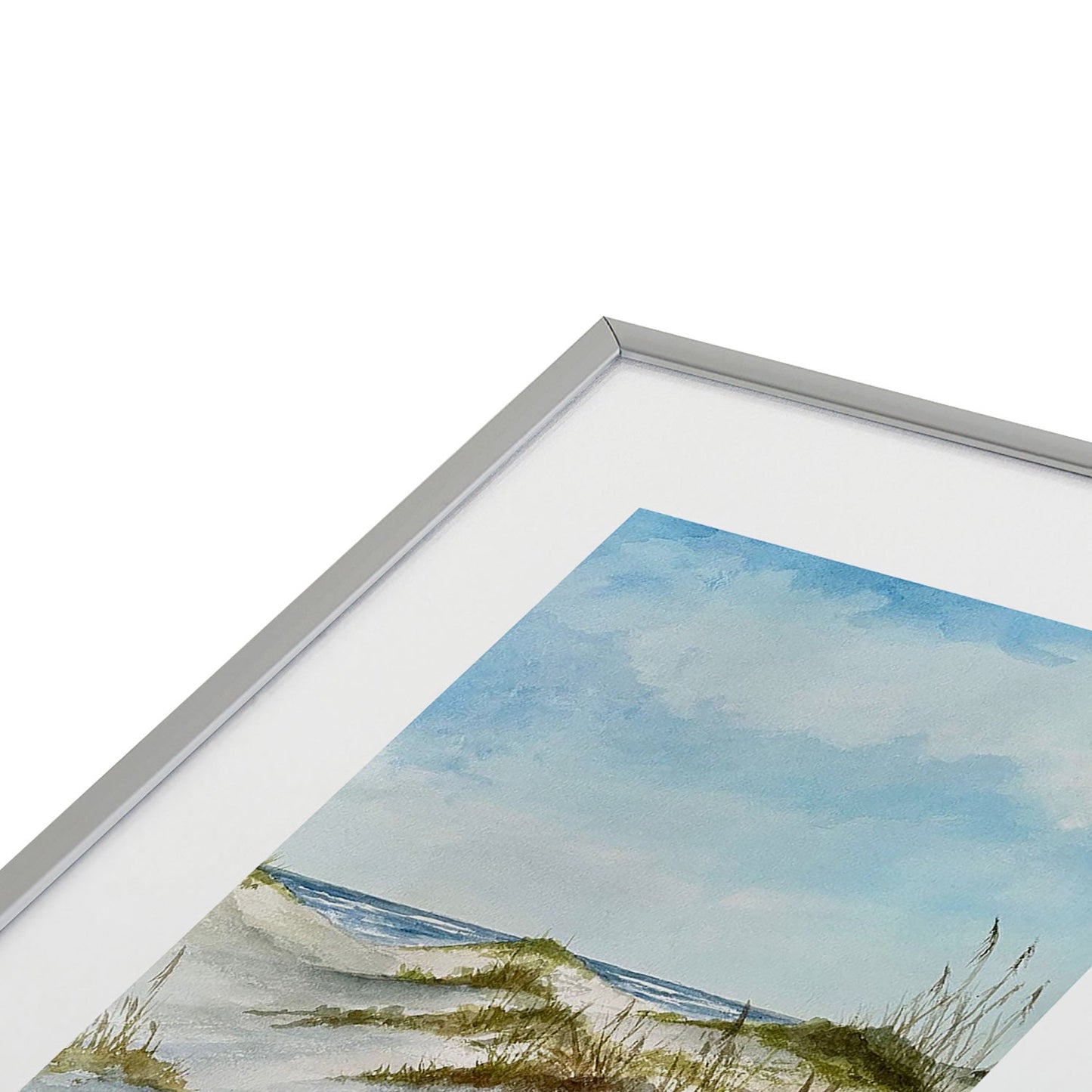 Rosie Brown Beyond the Dunes Metal Framed Art Print