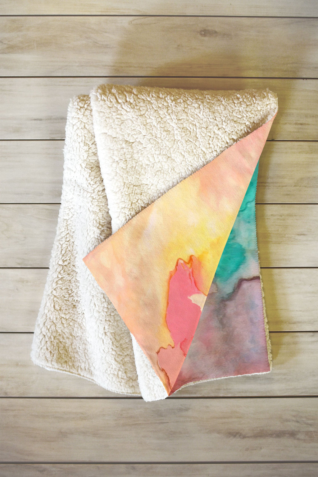 Rosie Brown Color My World Fleece Throw Blanket