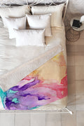 Rosie Brown Color My World Fleece Throw Blanket