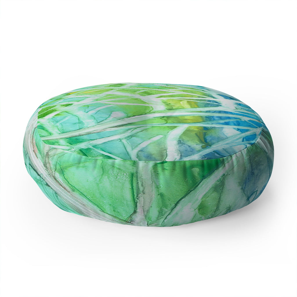 Rosie Brown Coral View Floor Pillow Round