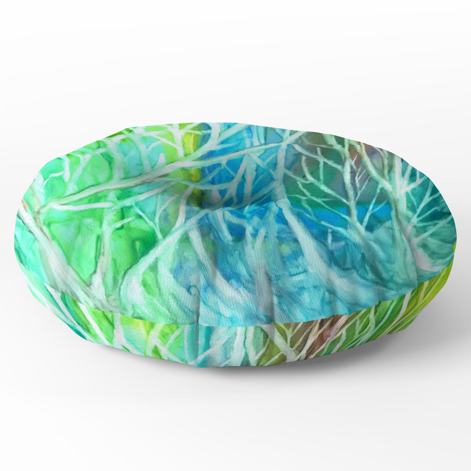 Rosie Brown Coral View Floor Pillow Round