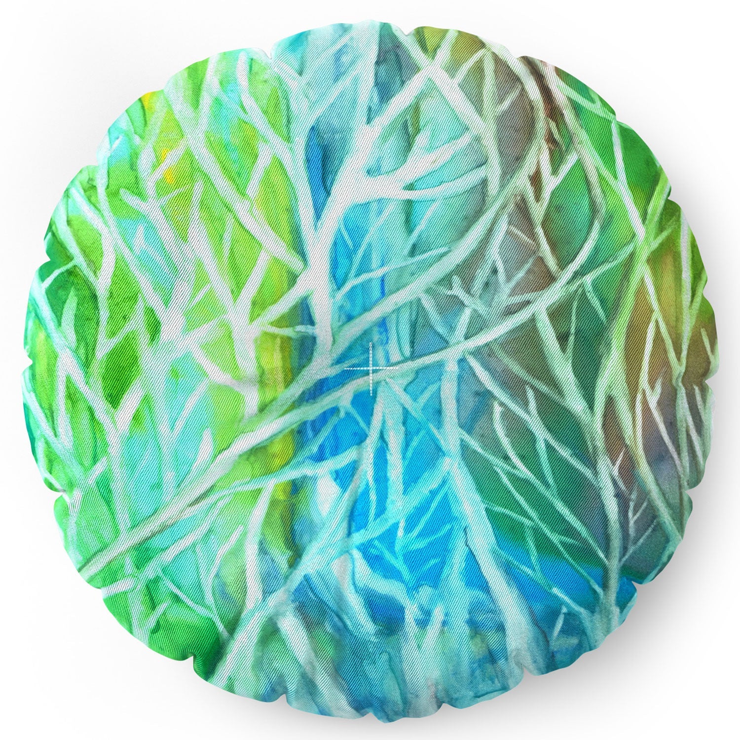 Rosie Brown Coral View Floor Pillow Round