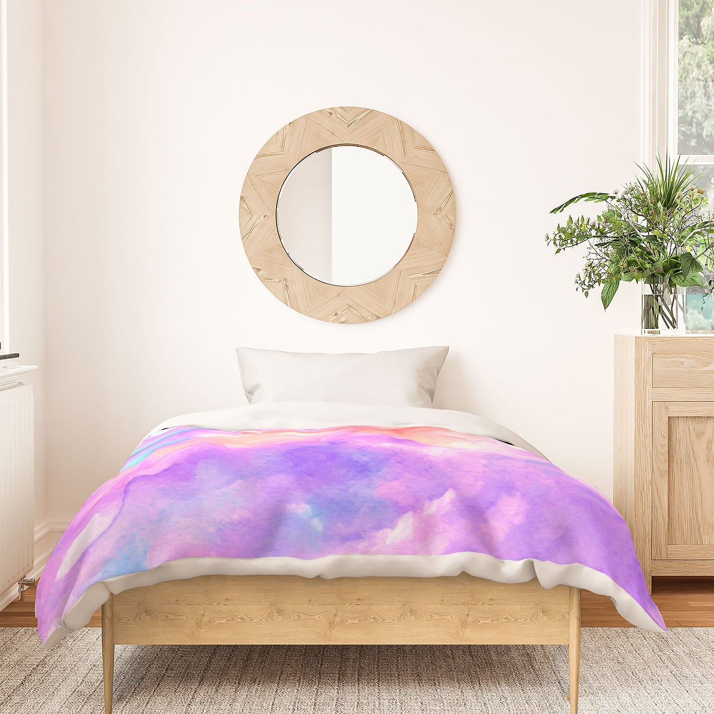 Rosie Brown Lavender Haze Duvet Cover