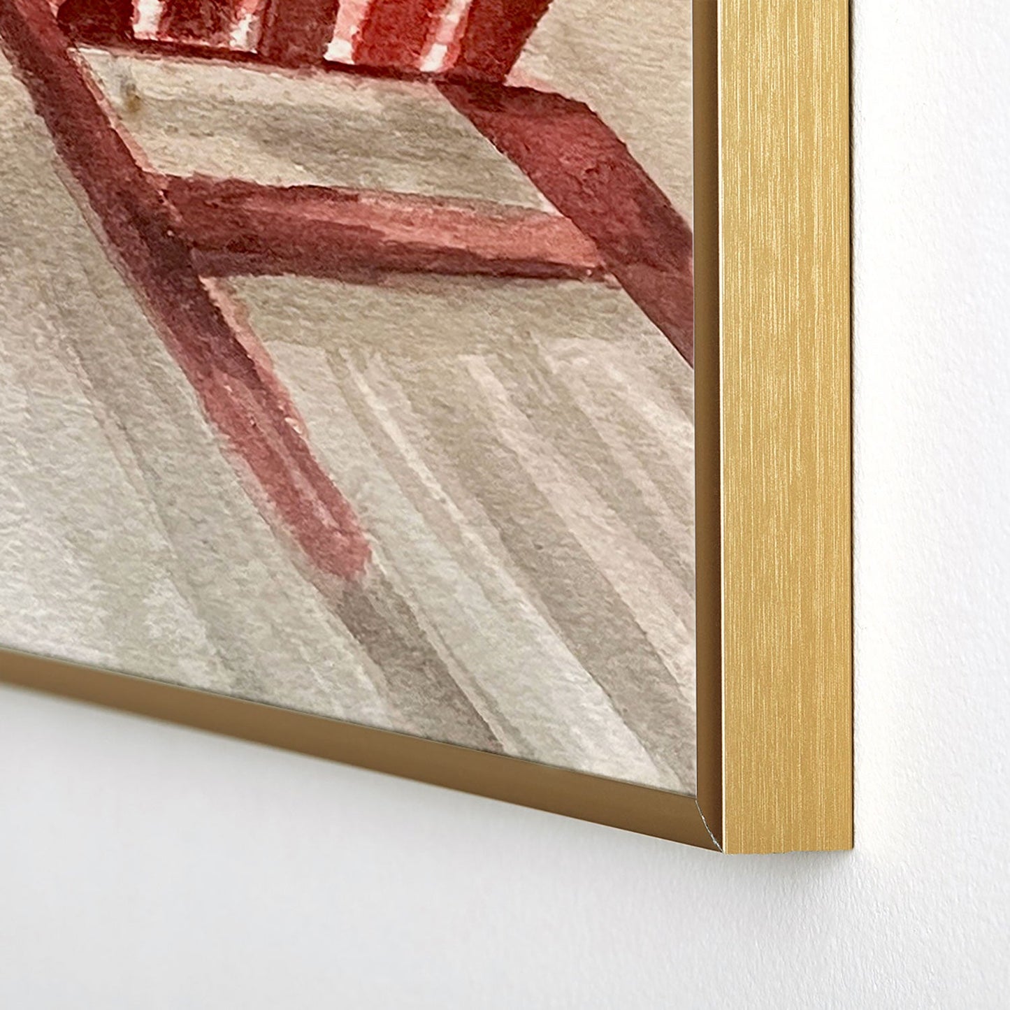 Rosie Brown The View Square Metal Framed Art Print