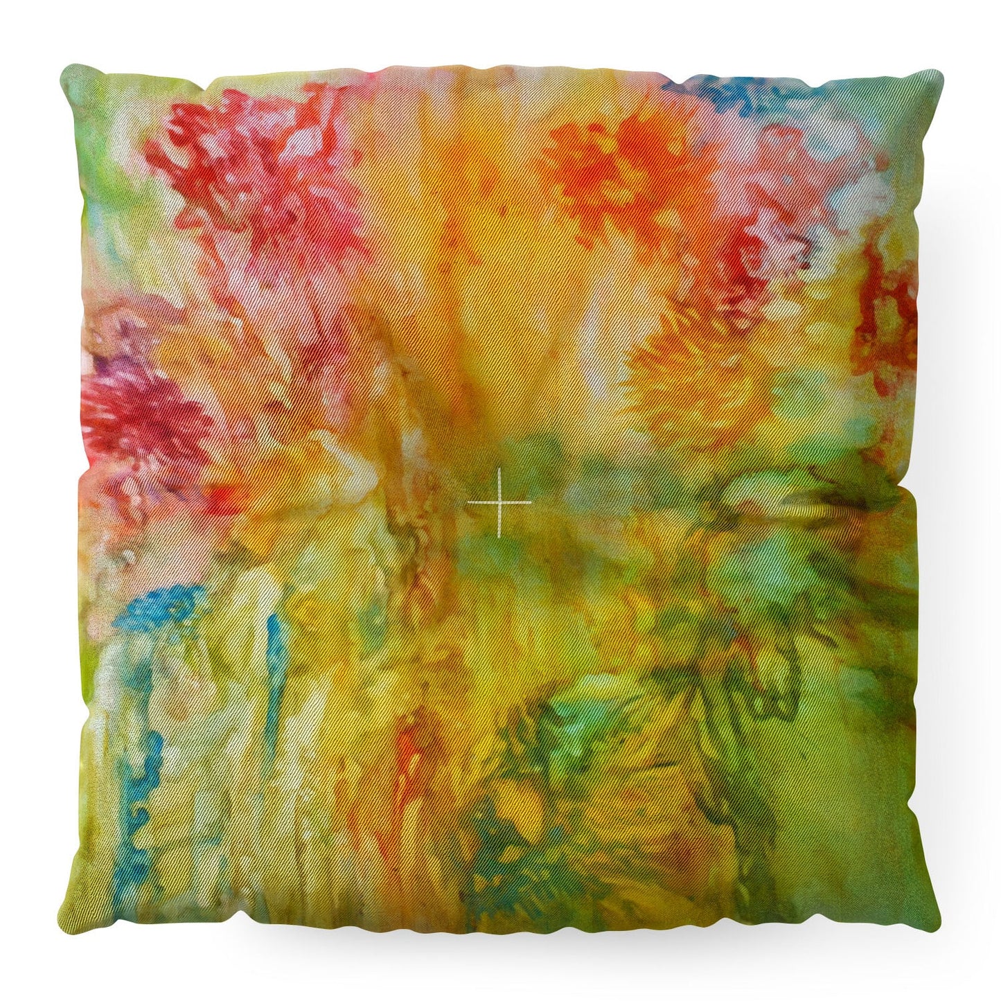 Rosie Brown Wallflower Floor Pillow Square