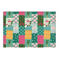 LouBruzzoni Cozy Christmas Patchwork Outdoor Rug