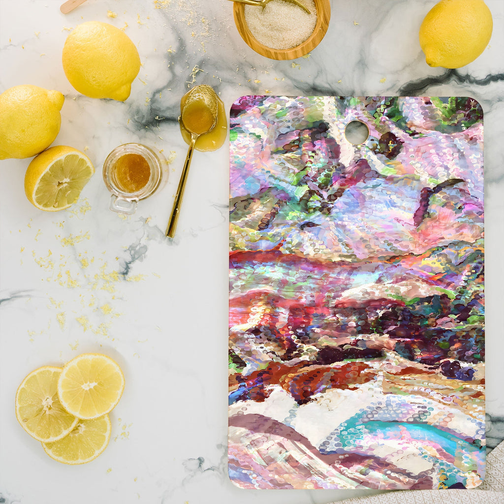83 Oranges Sequin Haze Cutting Board Rectangle