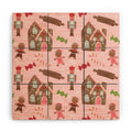 carriecantwell Sweet Christmas Holidays Wood Wall Mural