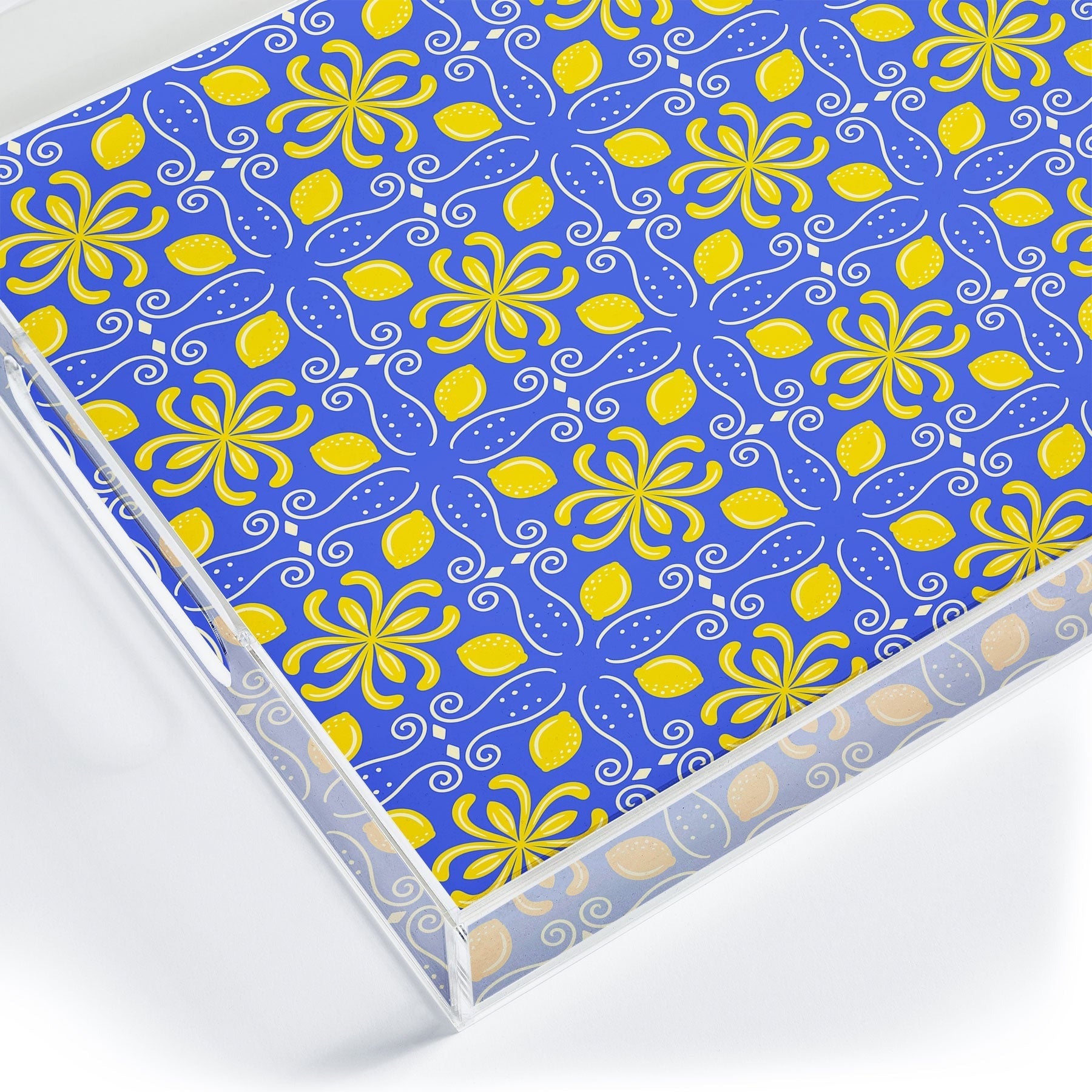 Design by Spark Dolce Vita Lemon Tile Acrylic Tray