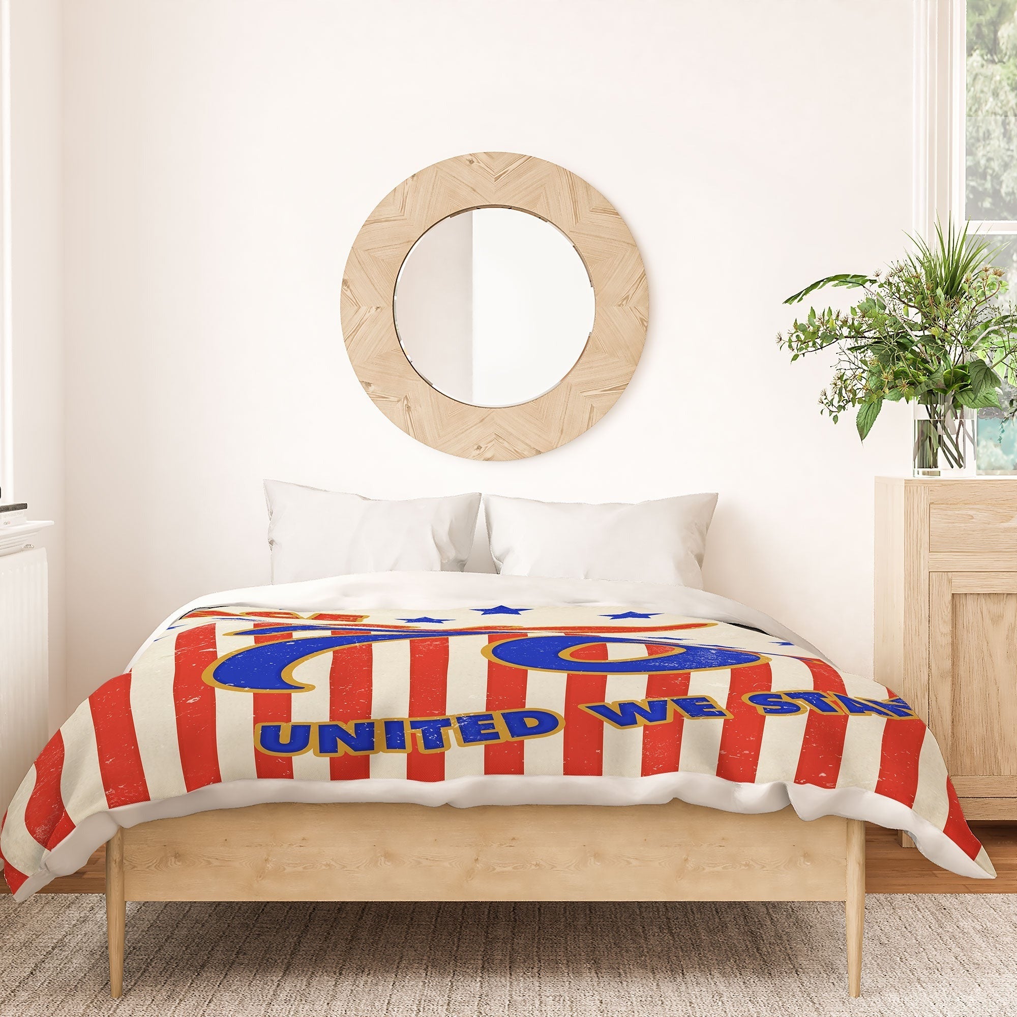 DENY Designs 1776 Stars Duvet Cover