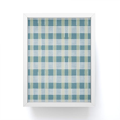 Marta Barragan Camarasa Country Style Checks Framed Mini Art Print