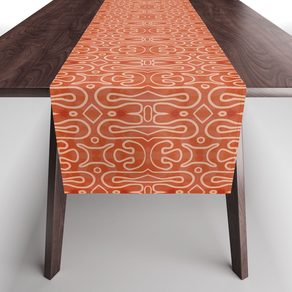 Mirimo Venexiana Burnt Orange Table Runner